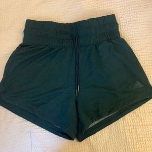 New dark green ADIDAS shorts